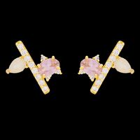Lavani Jewels - Boucles d'oreilles - Taille Unique - Rose