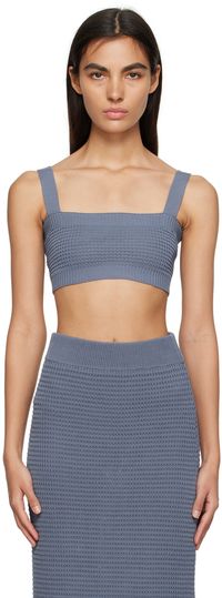 Loulou Studio Débardeur Senna bleu