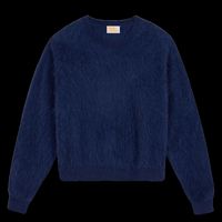 From Future - Pull manches longues en cachemire - Taille L - Bleu