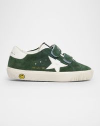 Boy's Old School Suede Double Foxing Sneakers, Baby/Toddlers