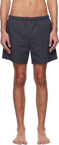 OUR LEGACY Navy Drape Tech Swim Shorts