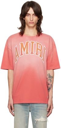 AMIRI Pink Vintage Oversized T-shirt