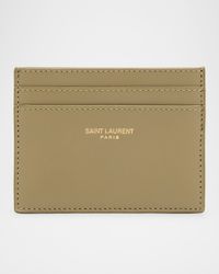 YSL Monogram Card Case in Quilted Smooth Leather