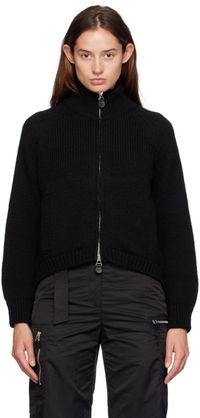 OUR LEGACY Black Ultra Zip Funnel Sweater