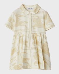 Girl's Aggie EKD Print Polo Dress, Size 6M-2
