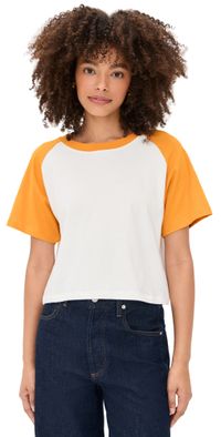 ASKK NY Short Sleeve Baseball Tee Mustard L