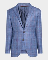 Men's Check Single-Breasted Sport Coat