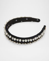 Charlotte Geo Crystal & Faux Pearl Headband