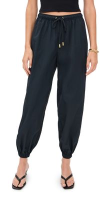 L'AGENCE Mariko Joggers with Zipper Black L