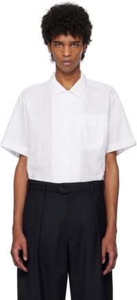 Engineered Garments Chemise de camp blanche