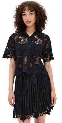 Le Superbe Karma Camellia Top Black 0