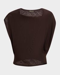 Gaia Cap-Sleeve New Summer Twill Shirt