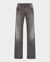 Men's Grey-Wash Slim Fit Jeans