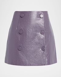 Mary Faux Leather Mini Skirt