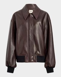 Shelman Leather Bomber Jacket