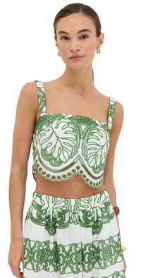 Borgo de Nor Delia Top White/Green 6