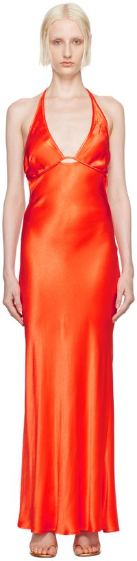 BEC + BRIDGE Robe longue Zariah orange