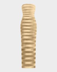 The Nia Strapless Bandage Gown