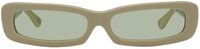 UNDERCOVER Lunettes de soleil blanc cassé en acétate