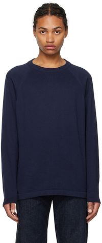 nanamica Navy Crewneck Sweater
