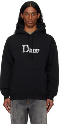 Dime Black Classic Shiny Hoodie