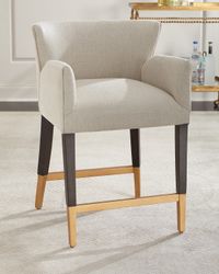 Stormi Upholstered Bar Stool, 30"