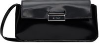 BY FAR Black Tilda Semi Patent Leather Bag