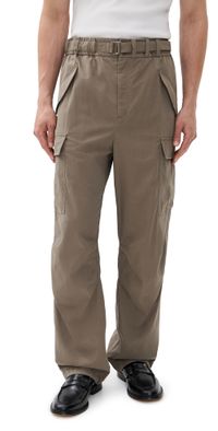 SIMKHAI Garrett Wide Leg Cargo Pants Faded Olive XL