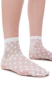 Wolford Dot Socks 8248 Black One Size