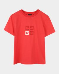 Boy's 4G Graphic T-Shirt, Size 4-6
