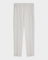 Tapered Punto Luce Crop Pants