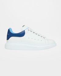 Men's Oversized Leather Double-Backstay Sneakers