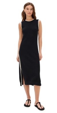 Varley Dwight Tank Knit Dress Black S