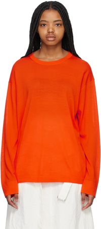 Studio Nicholson Orange Zuka Sweater