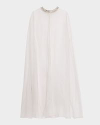 Silk Organza Cape