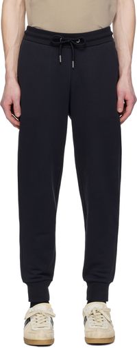 Moncler Navy Tricolor-Trimmed Cotton Sweatpants