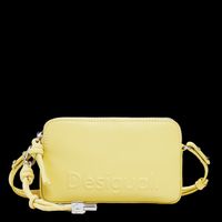 Desigual - Porte-monnaie effet cuir - Taille Unique - Jaune