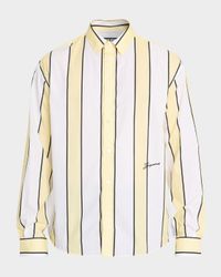 Men's Simon Stripe Cotton Sport Shirt