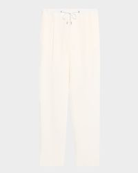 Men's Linen Drawstring Trousers