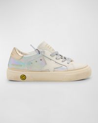 Girl's May Holographic Low Top Sneakers, Baby/Toddlers
