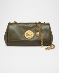 Heritage Medium Crossbody Bag in Grained Leather