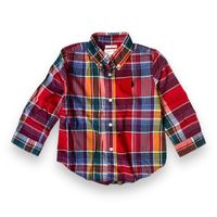 Polo Ralph Lauren - Seconde Main - Chemise bébé bleu - 24 mois - Taille 24M - Bleu
