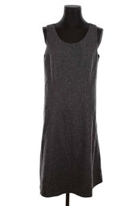 Agnes B. - Seconde Main - Robe en laine - Taille XL - Gris