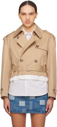 A.P.C. Beige Natacha Ramsay-Levi Edition Horace Trench Coat