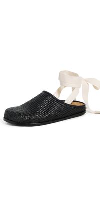ALOHAS Oliver Black Mules Black 37