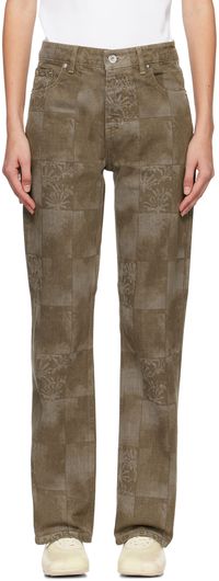 OK Khaki Laser Jeans