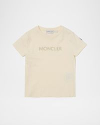 Girl's Tonal Embroidered Logo Short-Sleeve T-Shirt, Size 12-14