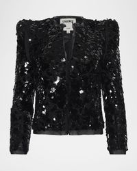 Shai Sequined Metallic Tweed Jacket