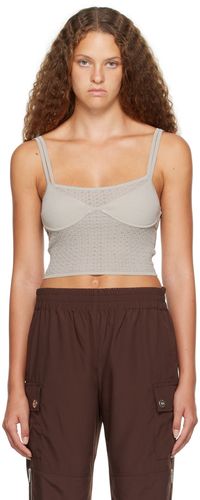 Dion Lee Gray Serpent Tank Top