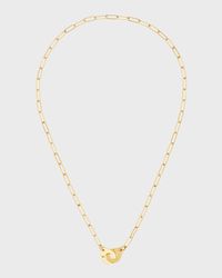 Yellow Gold Menottes R10 Medium Chain Necklace